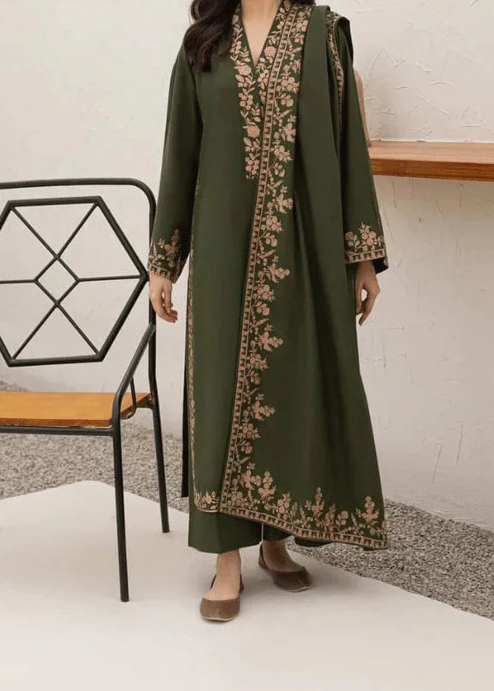 green emerald velvet dress Vix: Marina Long Dress (VH252107) L main image 0
