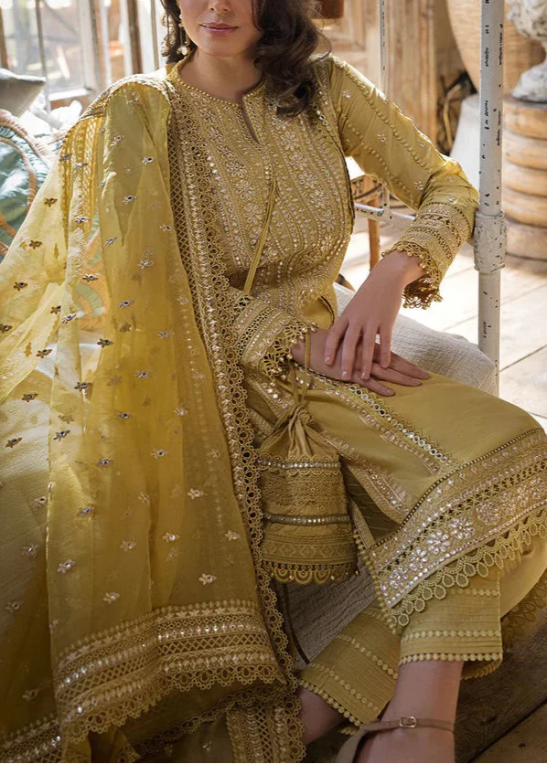 Grace S1131-Embroidered 3pc Lawn Dress With Embroidered Organza Dupatt ...