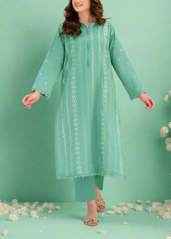 Grace S1168-Embroidered 2pc Lawn Dress