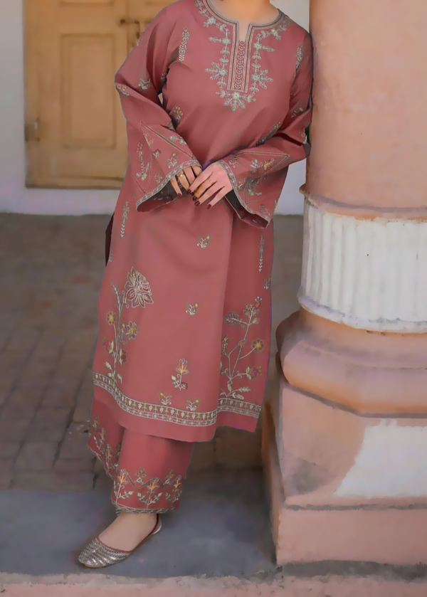 Grace W883-Embroidered 2pc Marina Dress