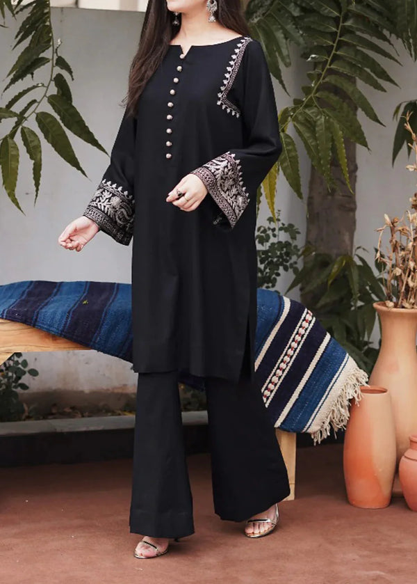Grace Z-(S249)- Stitched Embroidered 2PC Lawn Dress.