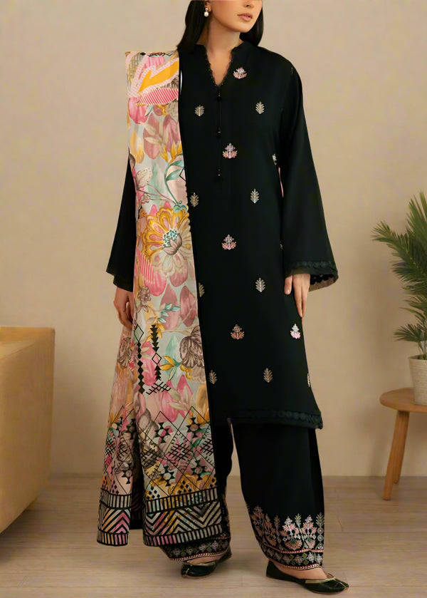 Grace S881-Embroidered 3pc Lawn Dress with Printed Munar Dupatta.